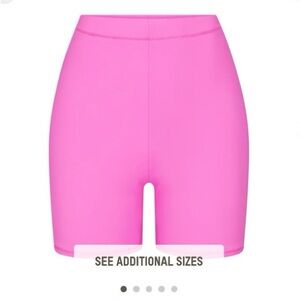 Skims Pink Swim Shorts size S